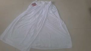 Wide Leg Pallazo pants in white