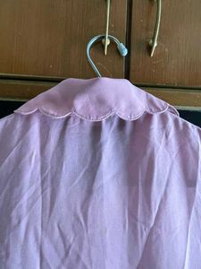 🌸 Pretty Pink Sleeveless Shirt – Chic &amp; Elegant L