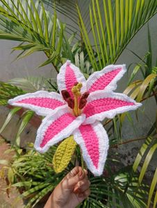 Handmade Crocheted Lily Flower
