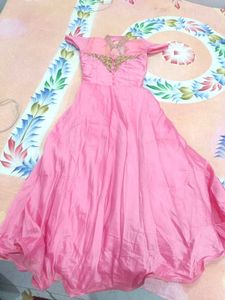Beautiful Pink Ethnic Gown