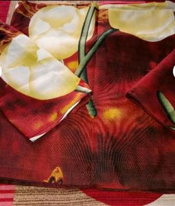 Glace Cotton Bedsheet Queen Size With 2 Pillows
