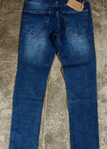 Slim Fit Stretchable Jeans with Insert Pockets