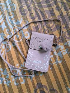 Cute Pink Mini Phone Bag