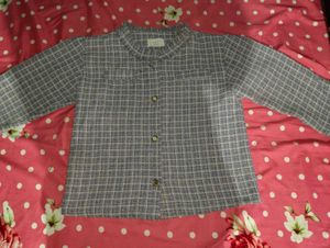 Classic Checked Ethnic Jacket