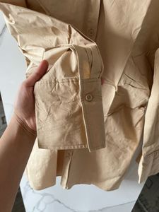 H&amp;M Beige Shirt Dress