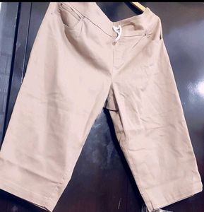 Nude Color Capri For Girl Or Woman 38 Waist