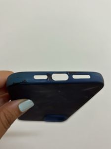 IPhone12ProMax (Used) Navy Blue Silicone Cover