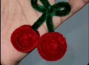 Cute Cherry Keychain