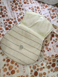 Chic Straw Crossbody Bag
