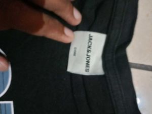 Jack &amp; Jones Black Logo T-Shirt
