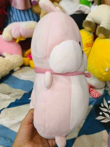 Cute Pink Bunny Plush Toy