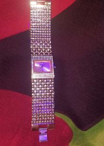 Sparkling Rhinestone Bracelet Watch