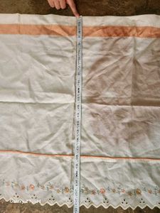 Vintage White Eyelet Curtain