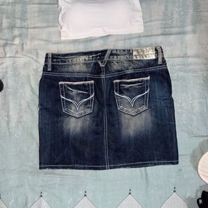 Vintage Denim Skirt