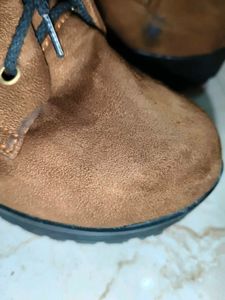 Chunky Heel Lace-Up Boots