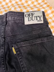 off duty Black Denim Jeans