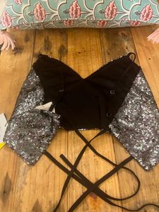 Brand New KOOVS Sequin Strappy Top
