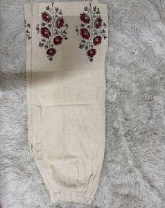 Stylish Grey Kurta Set with Floral Print