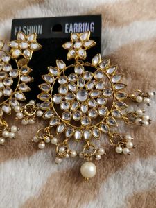 Stunning Gold Jhumka Earrings