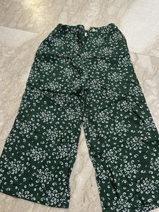 Beautiful Bottle Green Plazzo Like New