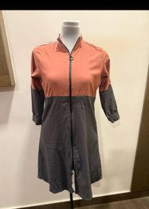 Colorblock Zip-Up Jacket