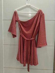 kazo mini dress with belt