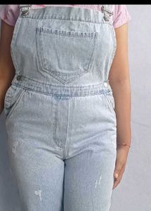 Light Wash Denim Overalls
