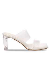Clear Heel Mules - Stylish &amp; Trendy