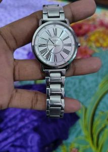 Guess Silver analogue watch
