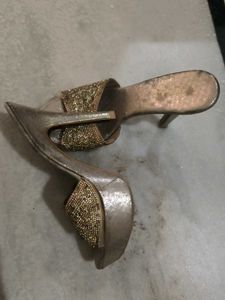Embellished Heeled Sandals