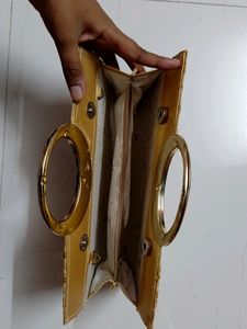 Traditional Golden Clutch