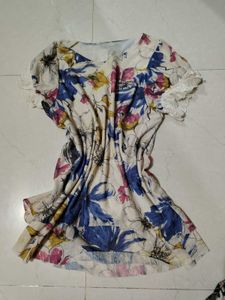 Soft Floral print, oversized top