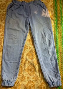 Light Wash Denim Joggers Fixed price