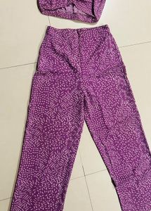 Purple Print Co-ord Set