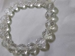 clear quartz healing Crystal Bracelet manifestatio