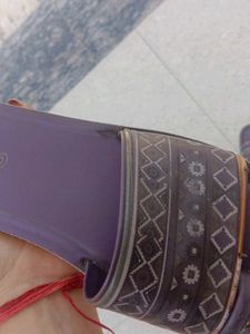 Stylish Purple Flat Sandals