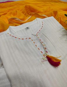 Elegant Embroidered Kurta Set with Palazzo