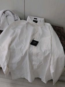 white branded shirt old but unused