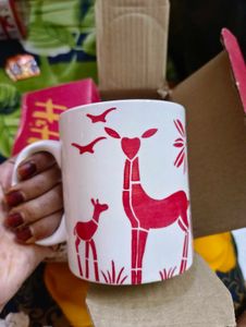 4 pc Cute Deer Ceramic Mug