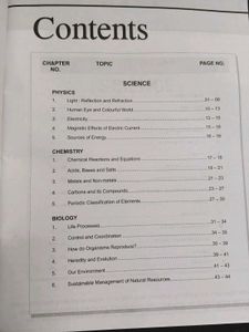 Class X English Module and Science, Math Q papers