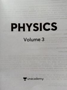 Unacademy Physics Volume 3 for NEET UG
