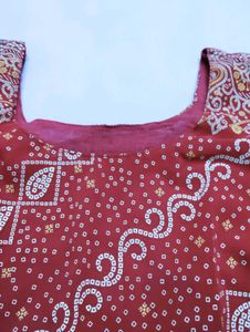 Bandhej Pant Set Suit