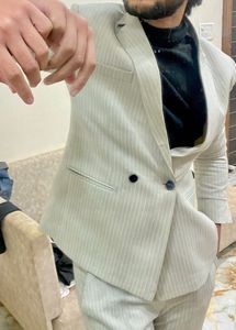 Men's Striped two piece Suit