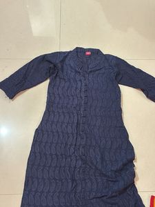 Elegant Blue Chikankari Kurta