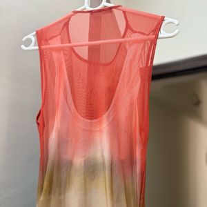 Colorful Sleeveless Maxi Dress