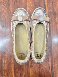 Carlton London Ballet Flats with Bow Detail