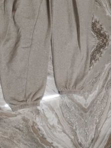 Grey Sweatpants with Drawstring Waist