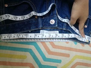 Dark Blue Straight Leg Jeans