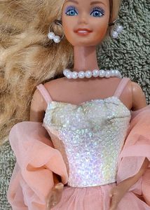 Vintage peaches  and cream Barbie Princess Ballgow