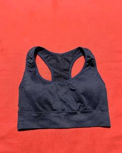 Body Navy Blue Sports Bra